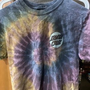 Vintage tie dye Santa Cruz shirt